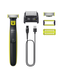 AFEITADORA CARA Y CUERPO PHILIPS ON BLADE 360º QP2824 20 WET ADN DRY CARGA USB